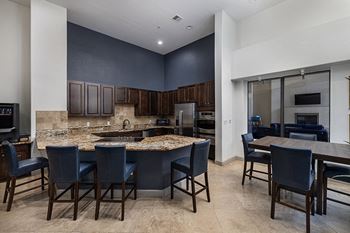 Gourmet demonstration kitchen